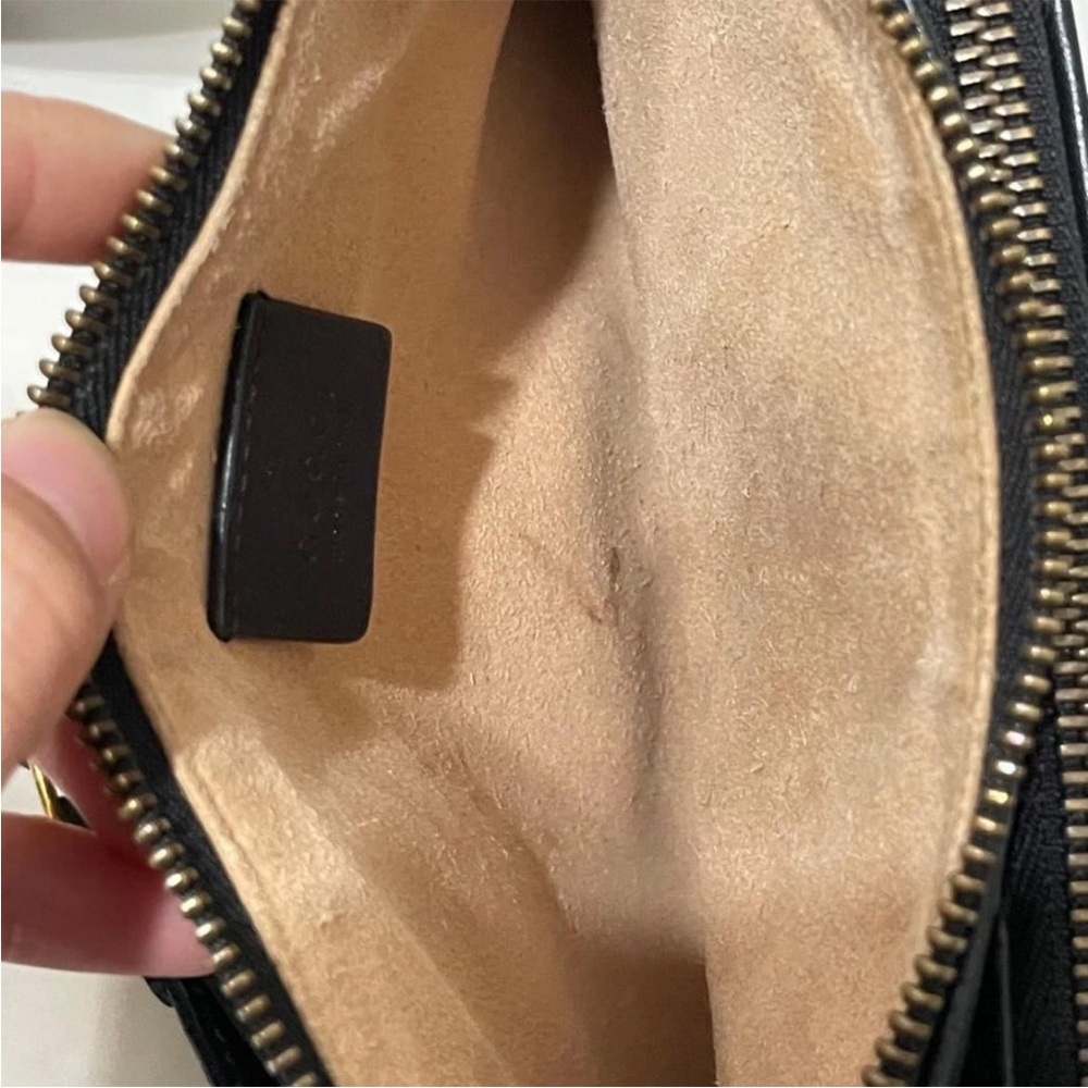 Gucci Black Chevron Crossbody Bag - Picture 13 of 15